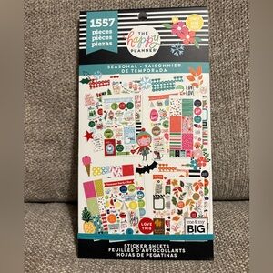 NEW The Happy Planner Seasonal Sticker Sheets 1557 Pieces